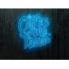 Carteles de Neón Led - Luces de neón "Good vibes and good coffee"